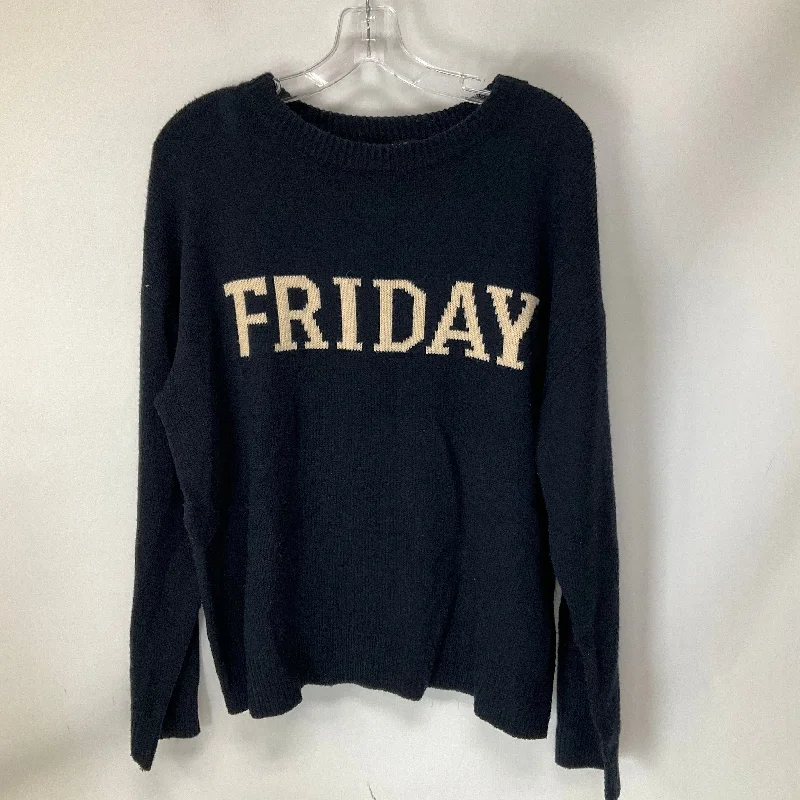 Sweater By English Factory In Navy, Size: L