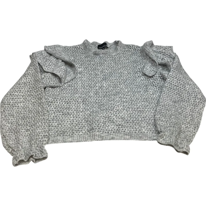 Sweater By Broadway 38 In Grey, Size: Xl