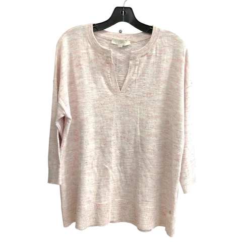 Sweater By Loft In Pink, Size: L