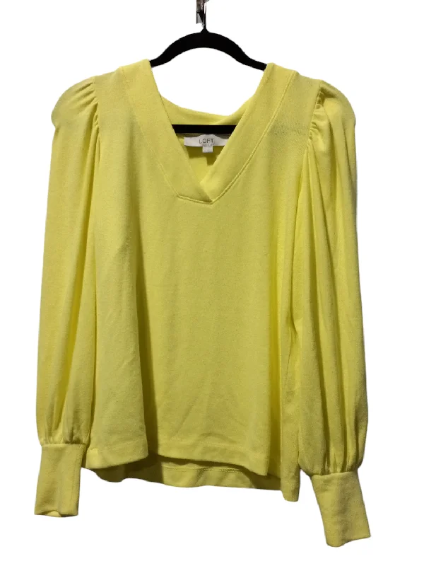 Sweater By Loft In Yellow, Size: S