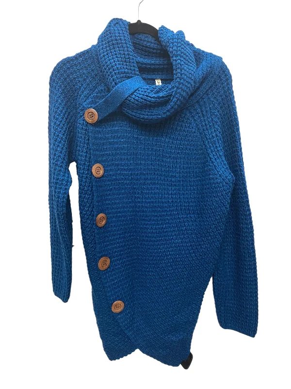 Sweater By Clothes Mentor In Blue, Size: L