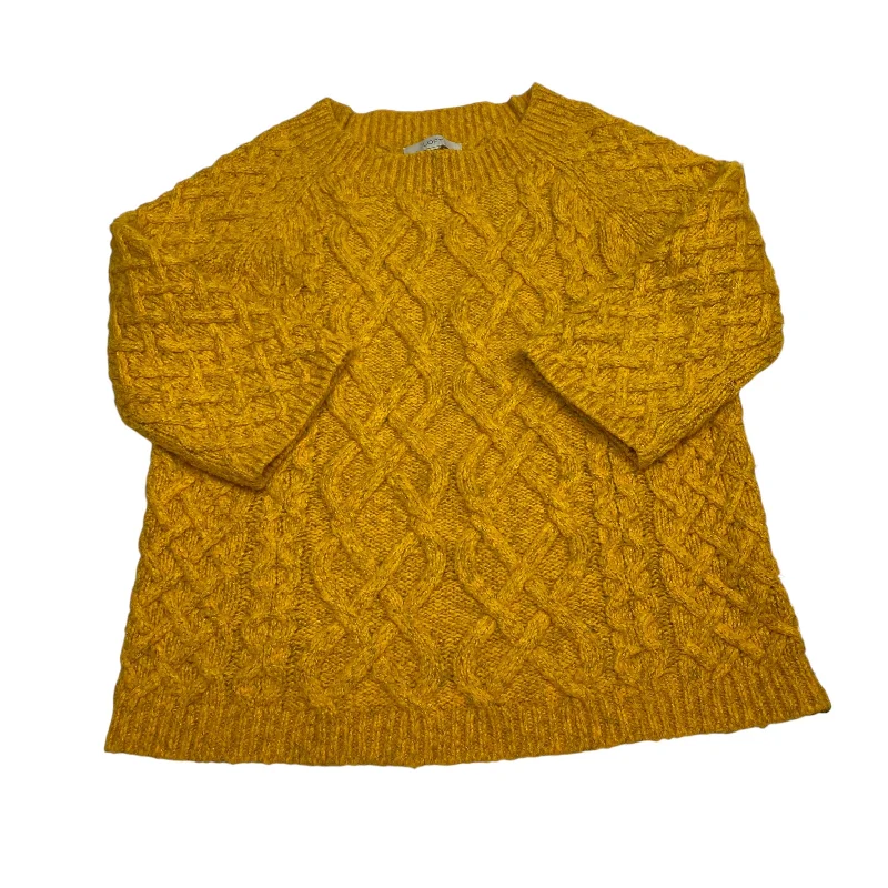 Sweater By Loft In Yellow, Size: L