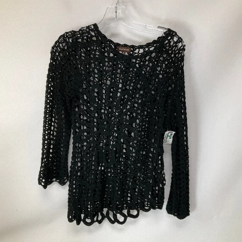 Sweater By Multiples In Black, Size: S