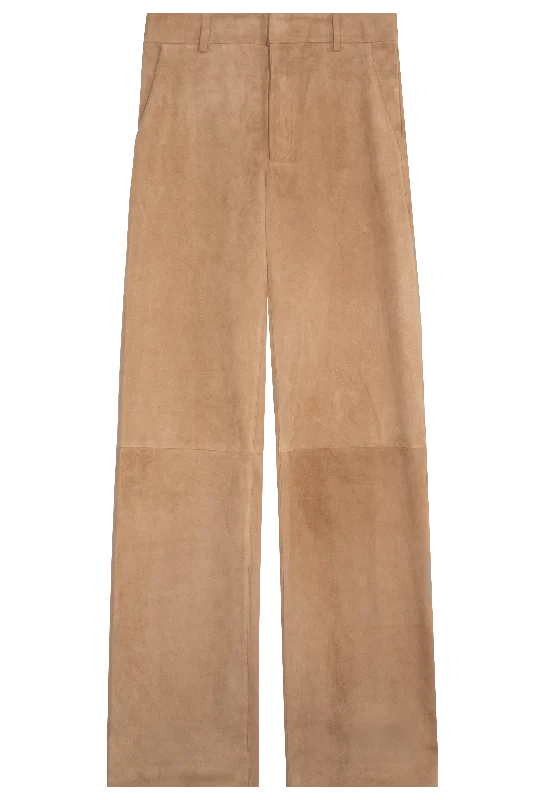 Baggy Suede Trouser