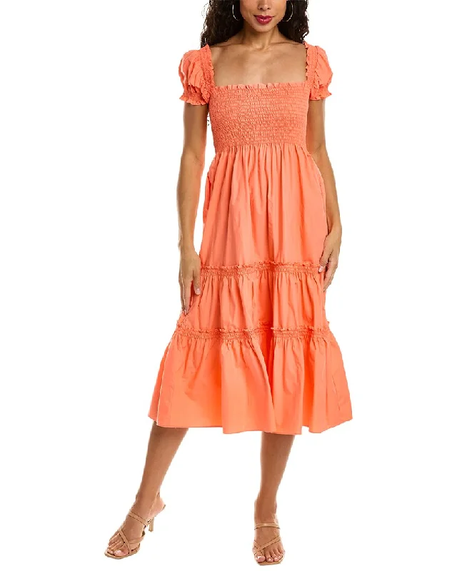 O.P.T. Smocked Maxi Dress