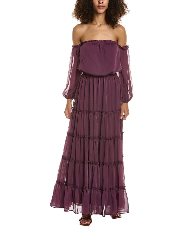 FATE Off-The-Shoulder Maxi Dress