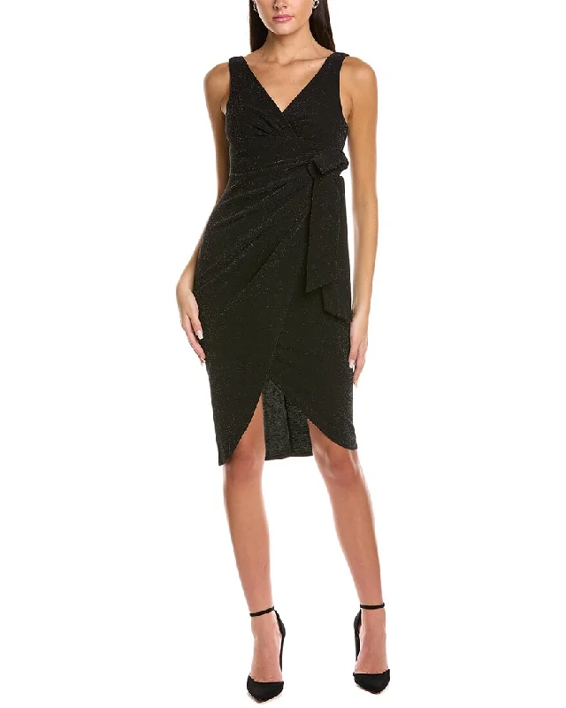 Black by Bariano Helena Empire Line Midi Dress