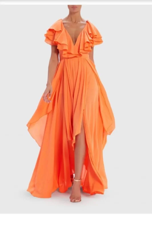 The Fair Maxi In Orange