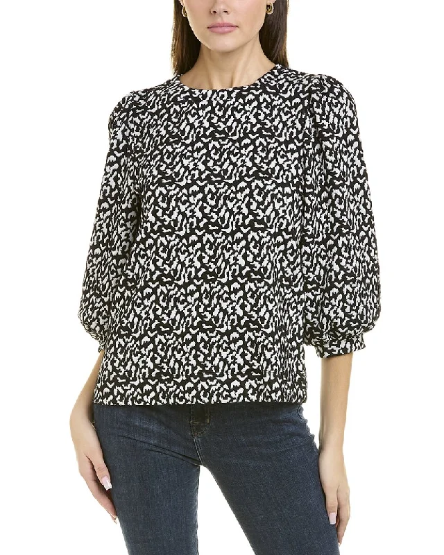 Anne Klein Jacquard Top