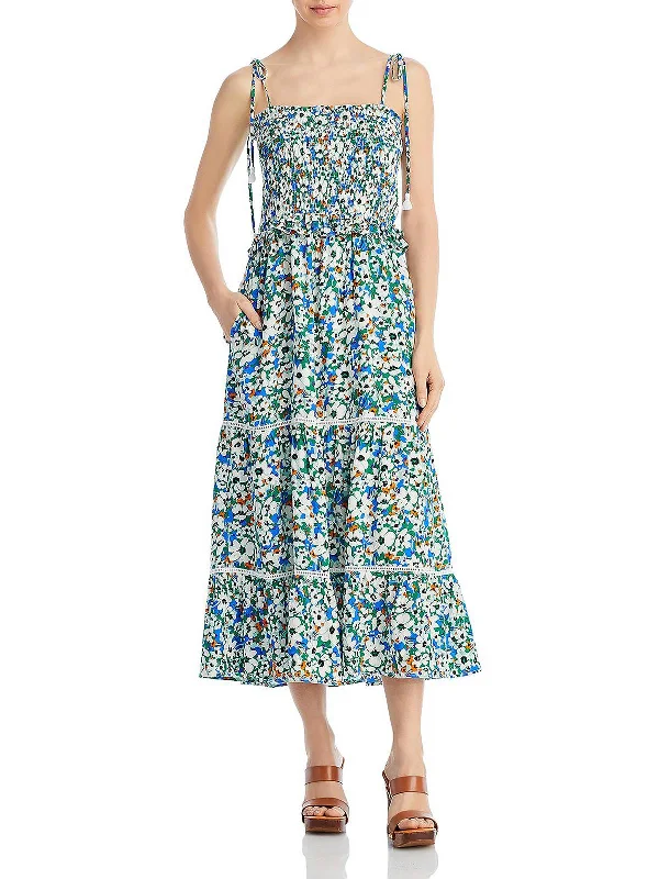 Womens Printed Long Maxi Dress