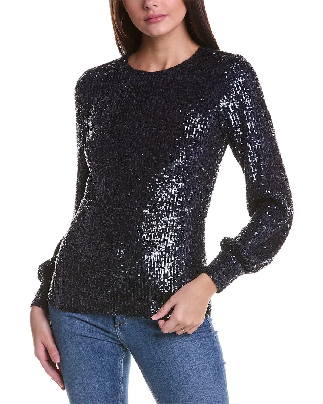 Teri Jon by Rickie Freeman Sequin Top