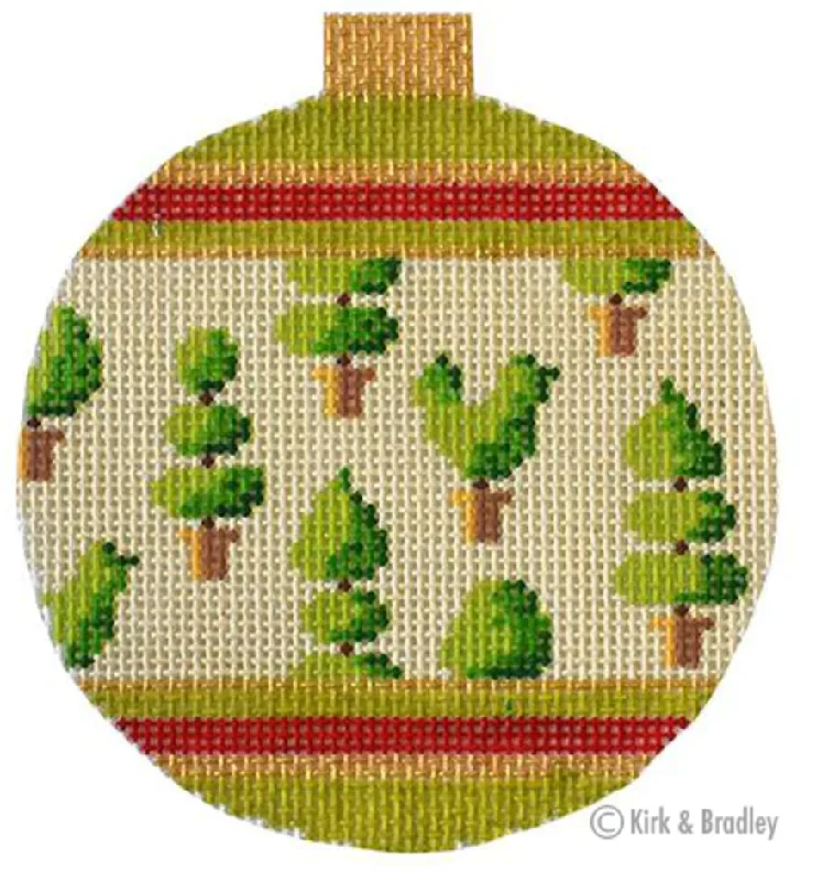 KB1525 Topiaries Holiday Bauble