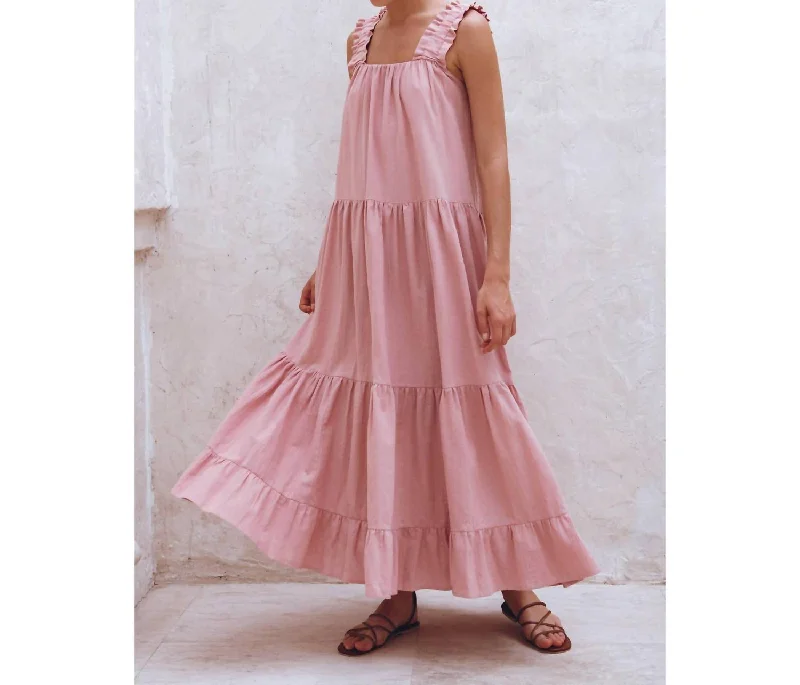 La Palma Maxi Dress In Pink