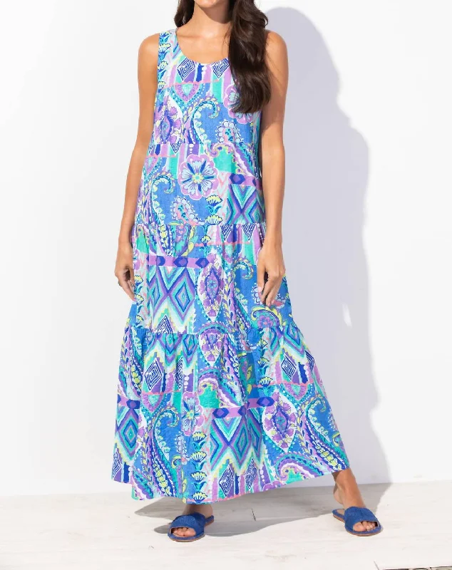 Veranda Maxi Dress In Paisley