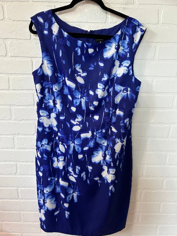 Blue Dress Work Ann Taylor, Size L