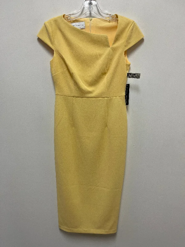 Yellow Dress Work Donna Morgan, Size Xs