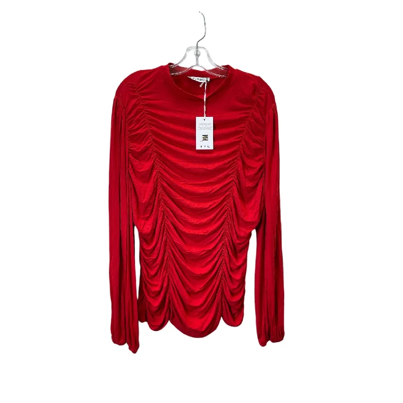 Top Ls Basic By Grace Karin In Red, Size:Xl