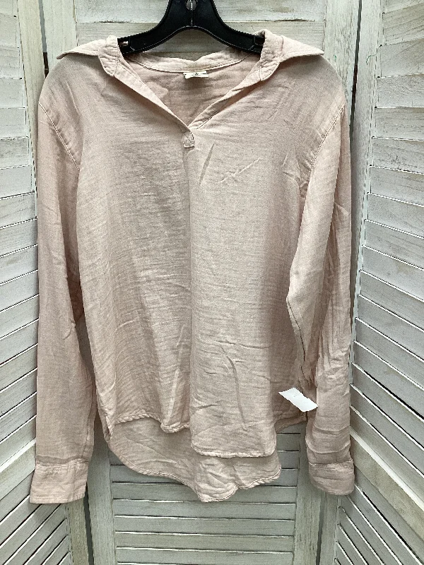 Top Long Sleeve By Magellan In Pink, Size: M